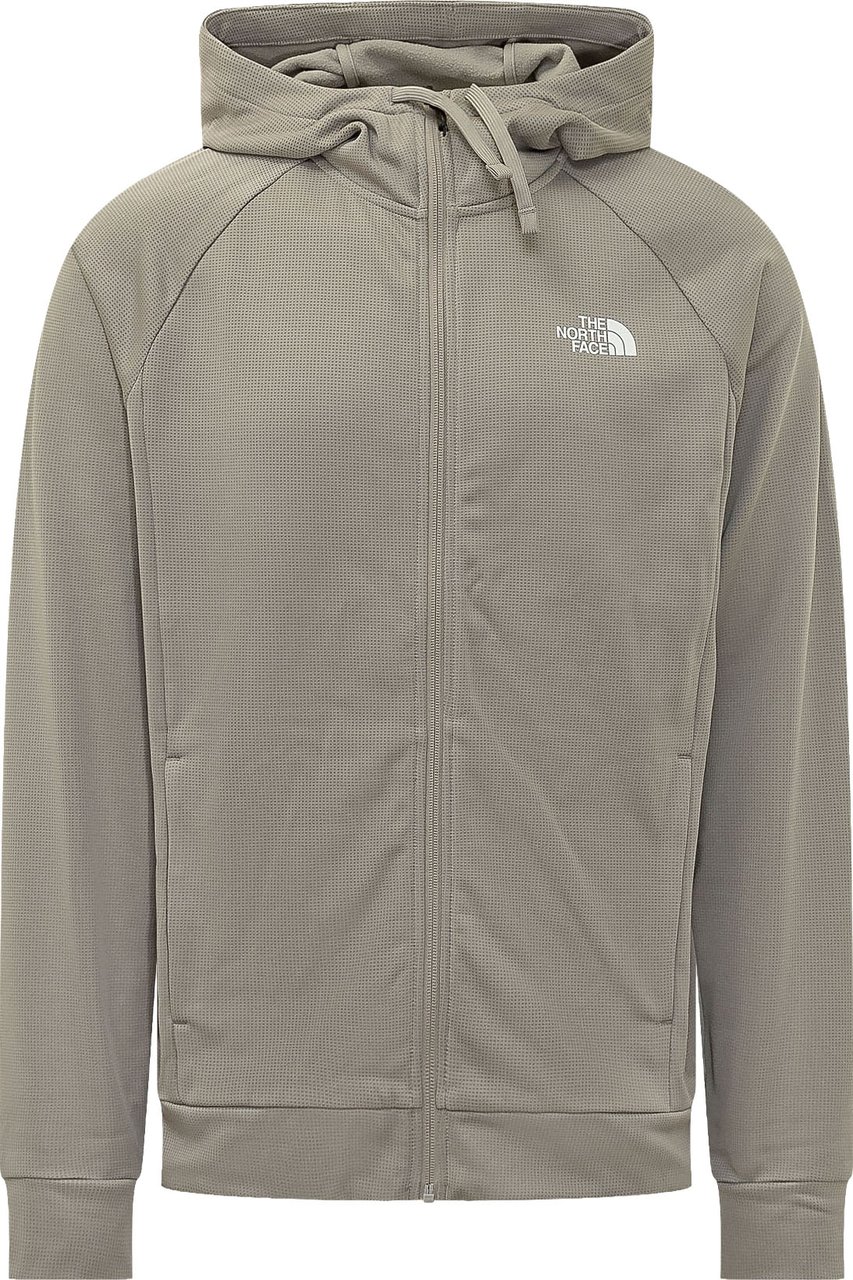 The North Face Felpa con Cappuccio e Zip Taupe