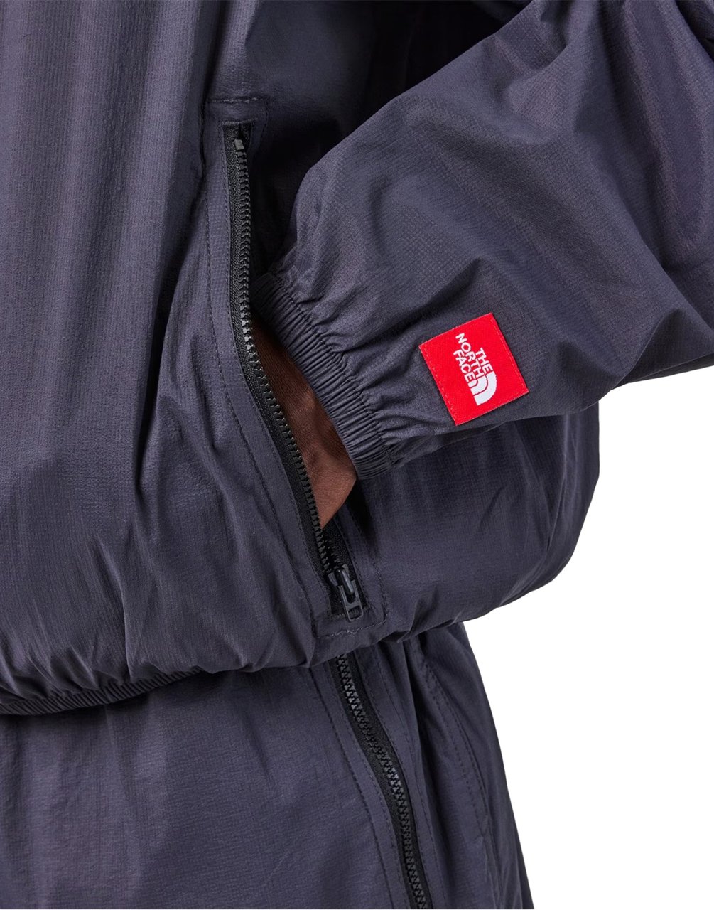 The North Face Redbox Packable Windbreaker Jacket Zwart