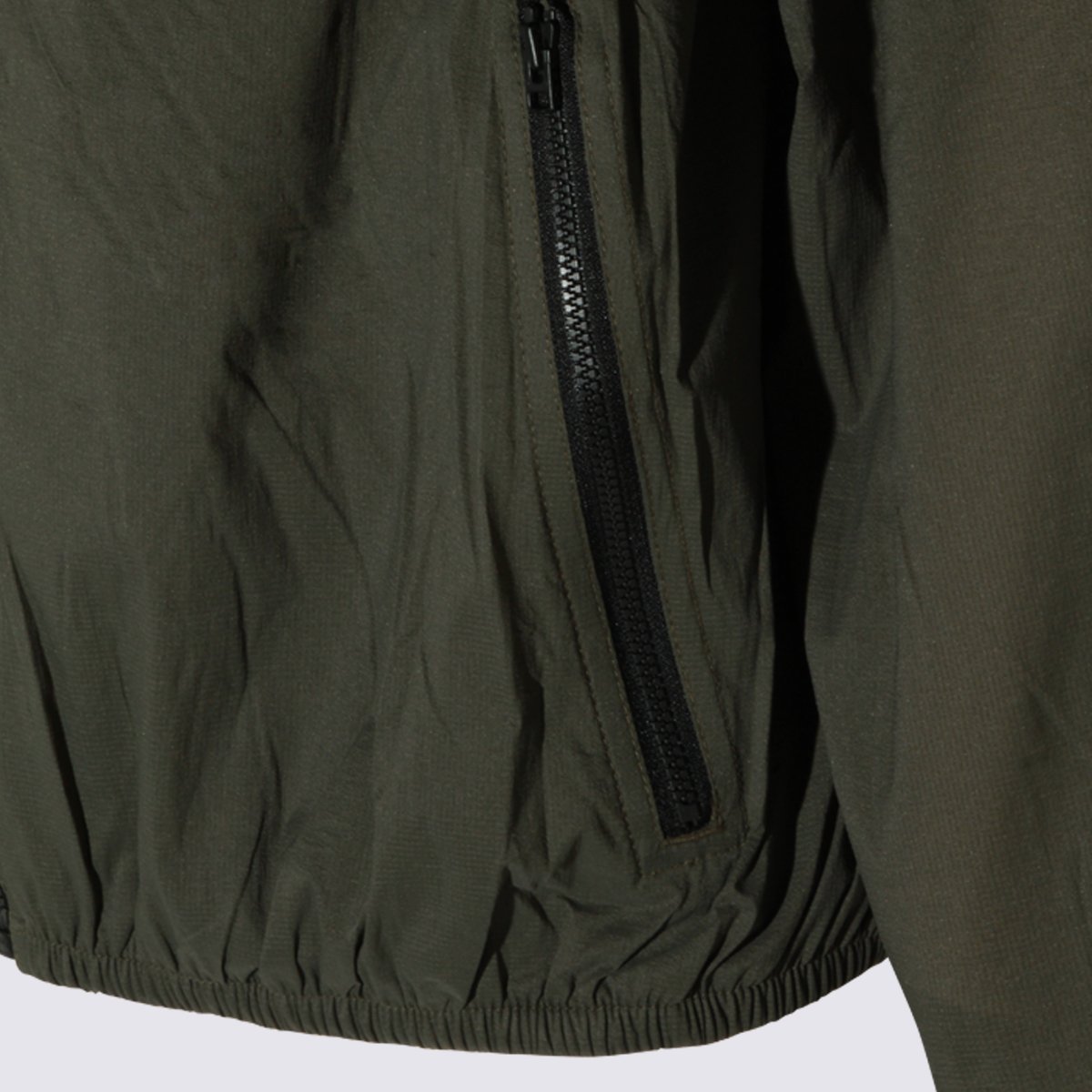 The North Face Black Relaxed-Fit Hooded Pocket Jacket Grijs