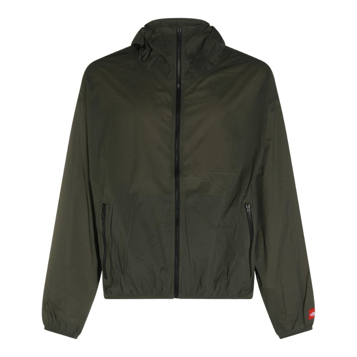 The North Face Black Relaxed-Fit Hooded Pocket Jacket Grijs