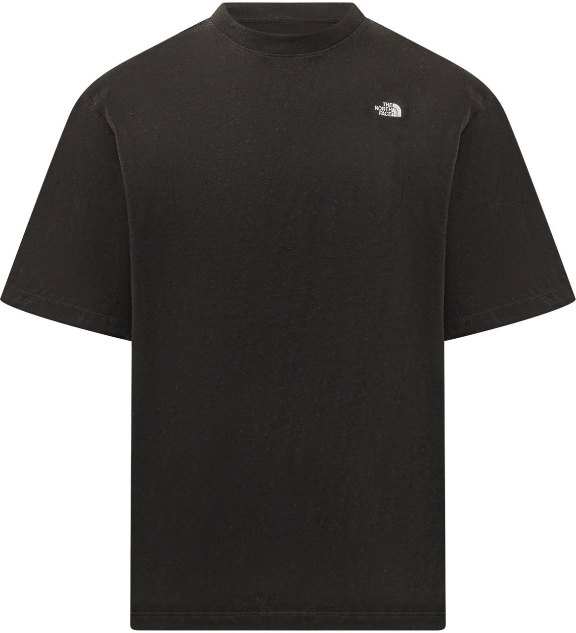 The North Face T-shirt con Logo sul Petto Zwart