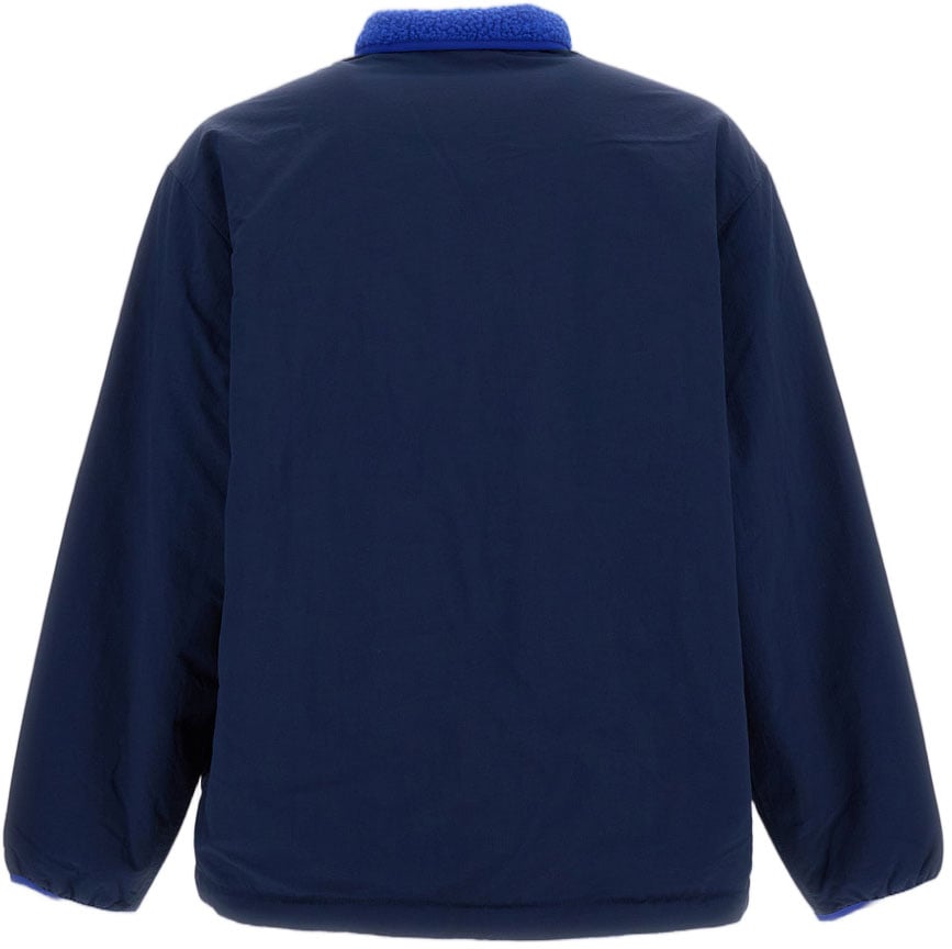 The North Face Blue Box Reversible Fleece Jacket Blauw