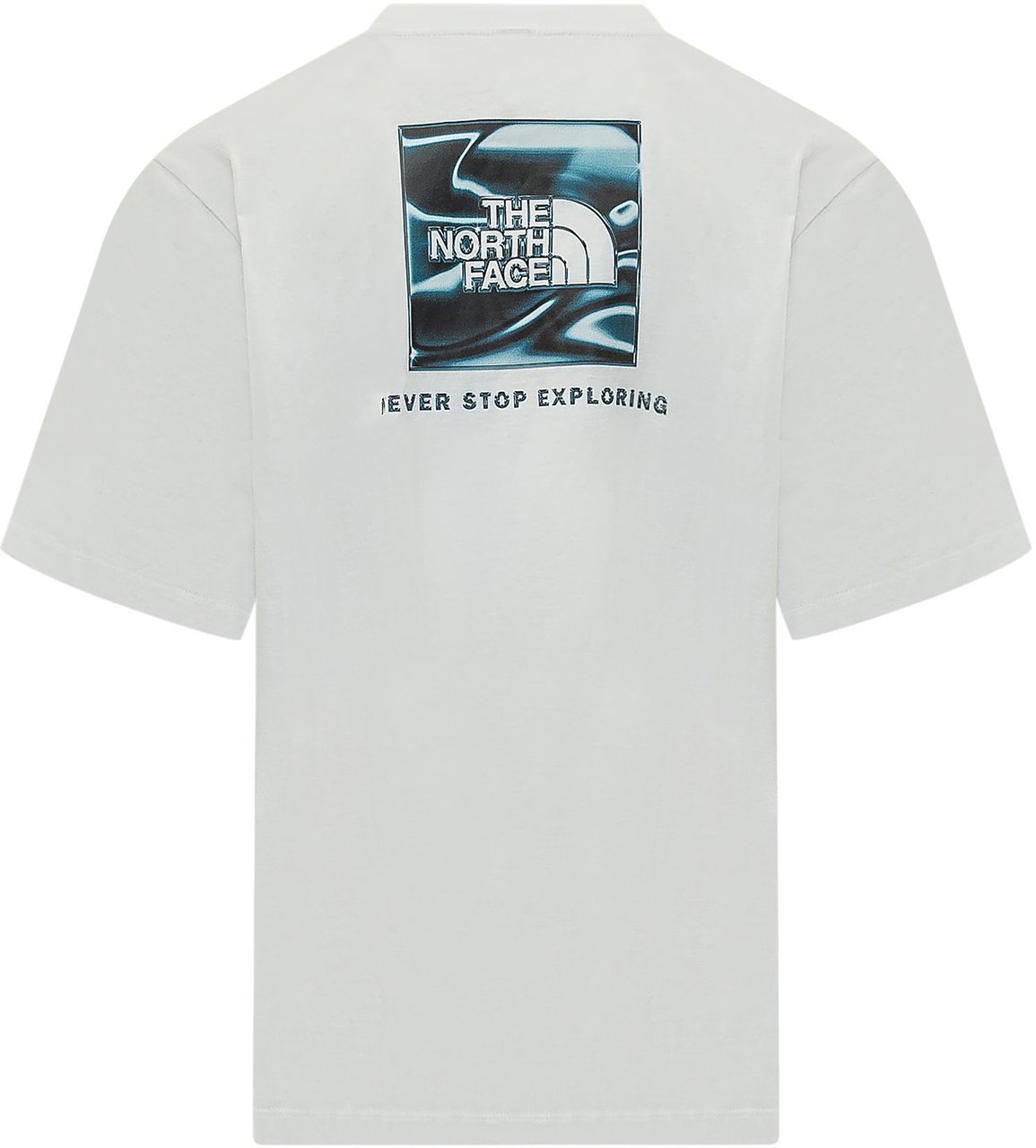 The North Face T-shirt con Logo Quadrato Wit