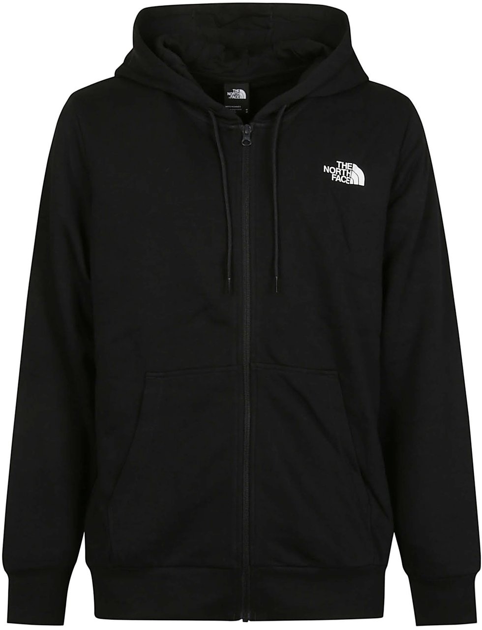 The North Face Simple Dome Light Regular Full Zip Sweatshirt Black Zwart