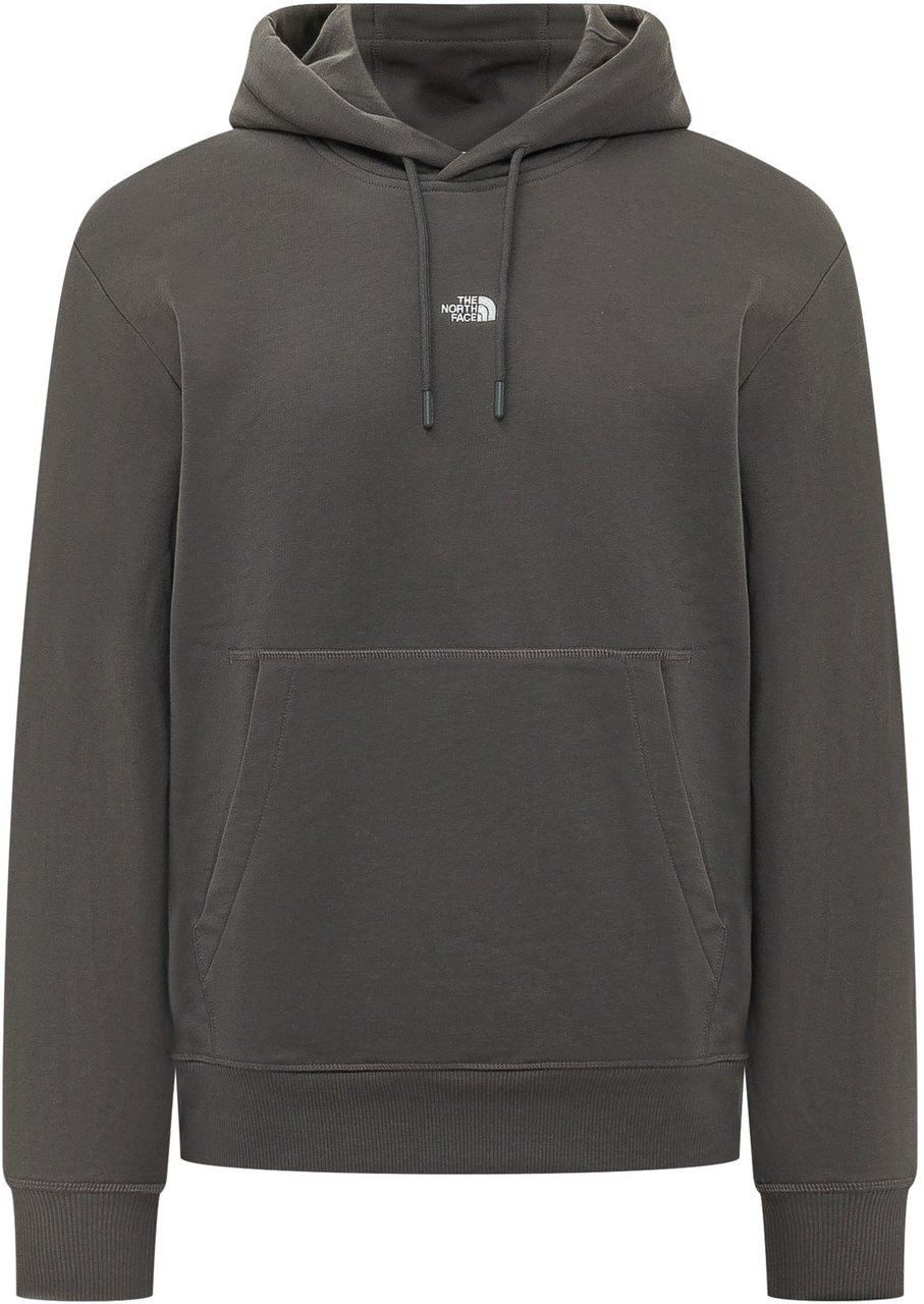 The North Face Felpa con Cappuccio e Tasca Frontale Donkergrijs