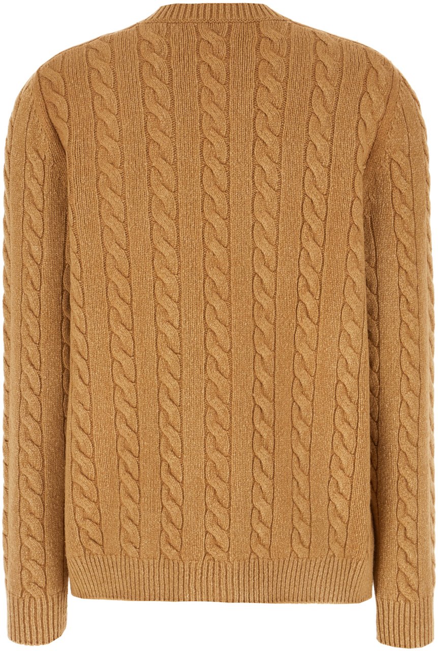 The Row The Row Camel wool cardigan Bruin