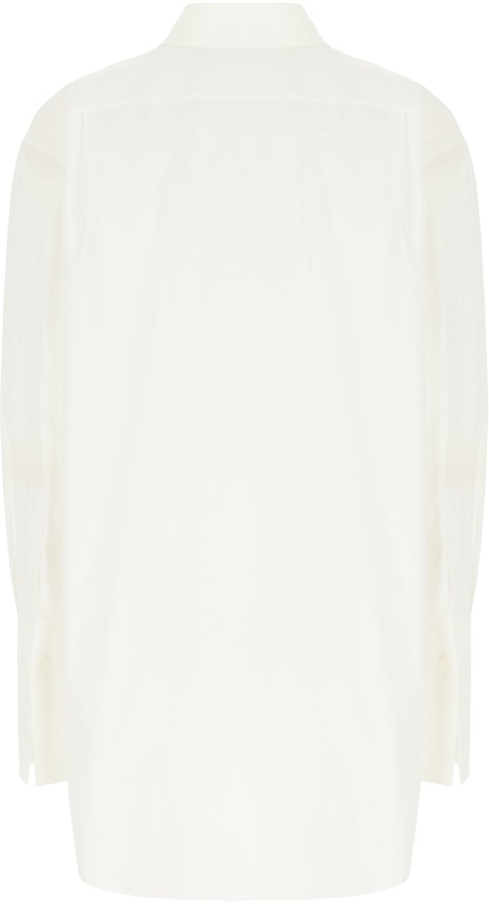 The Row The Row White poplin shirt Wit