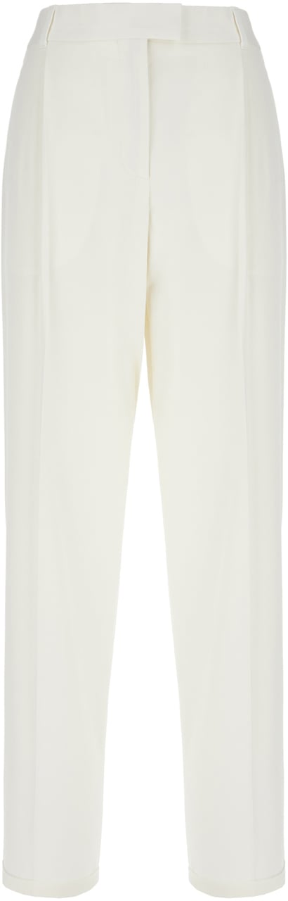 The Row The Row Ivory cotton blend pants Neutraal