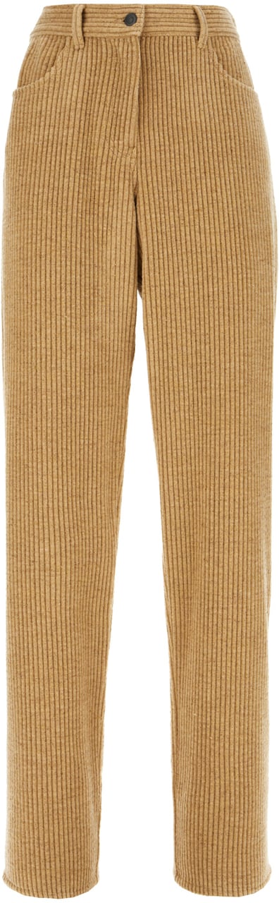 The Row The Row Ochre wool blend pants Geel