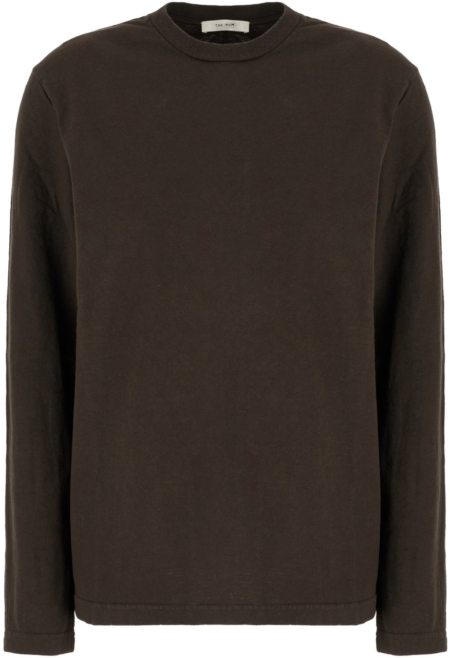 The Row The Row Chocolate cotton t-shirt Bruin