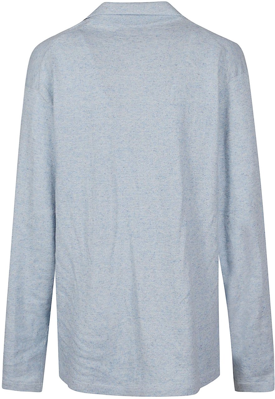 The Row Pale Blue Niosa Knit Top Wit