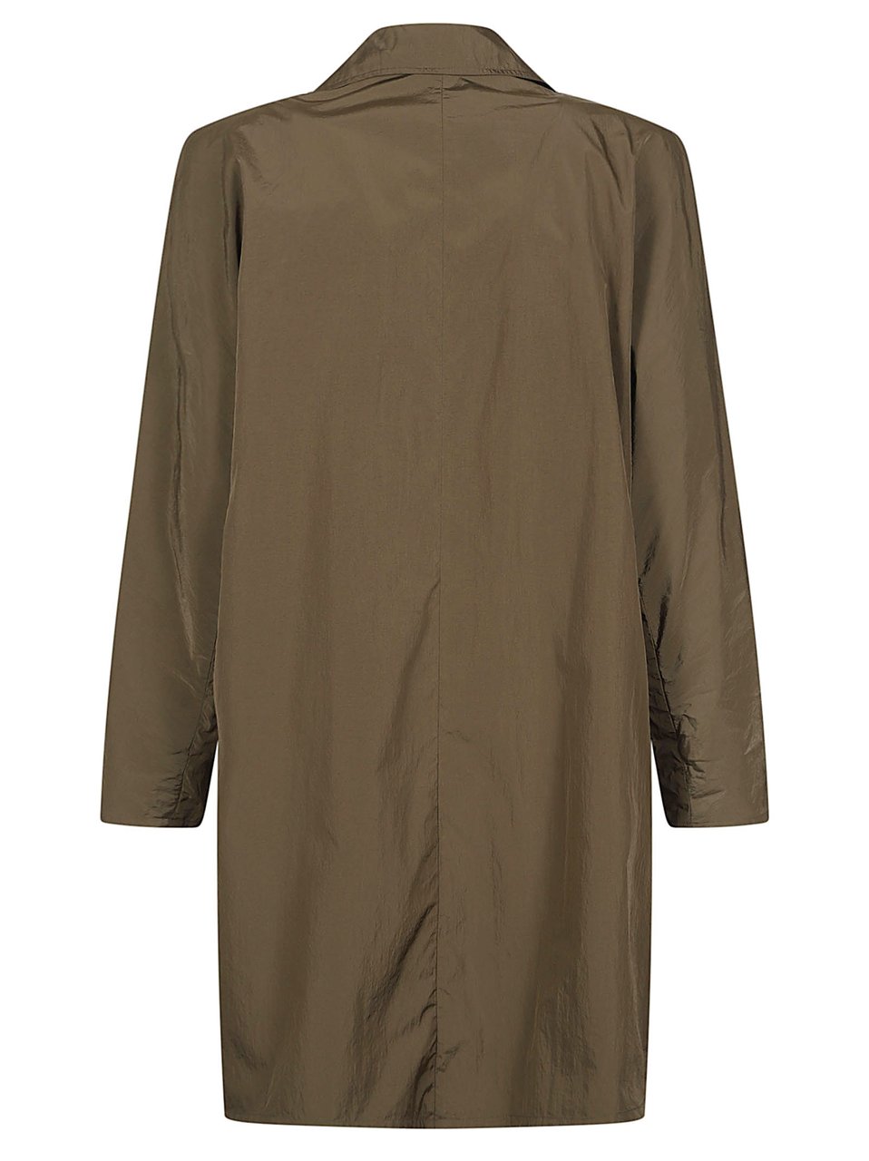 The Row Three-Quarter Sleeve Minimalist Brown Coat Bruin