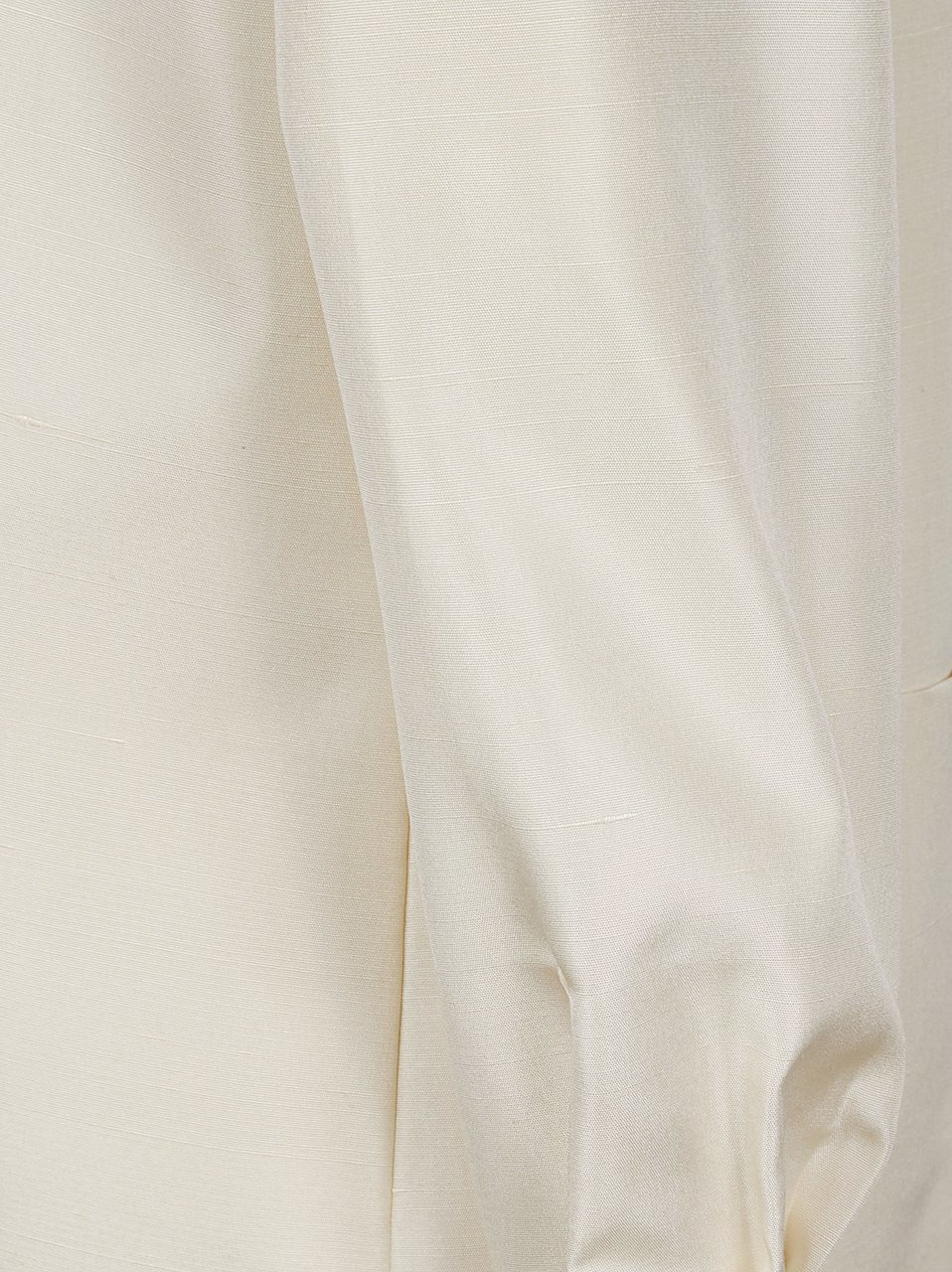 The Row Lucetta Silk Front Button Shirt Wit
