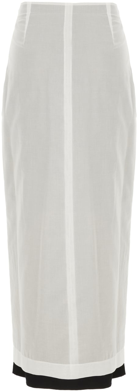The Row White cotton Ismara skirt Wit