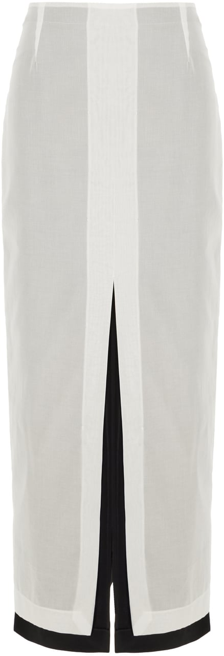 The Row White cotton Ismara skirt Wit