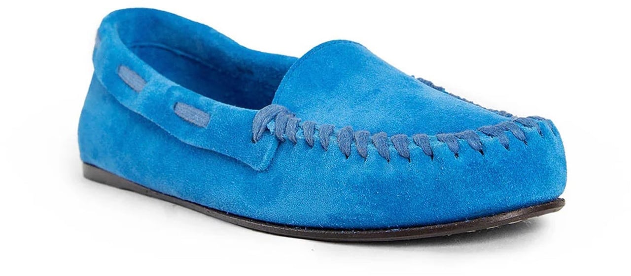The Row The Row Mabel Leather Loafers Blauw