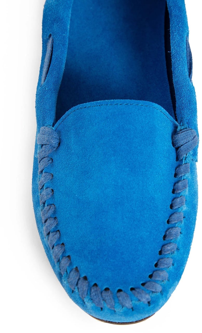 The Row The Row Mabel Leather Loafers Blauw