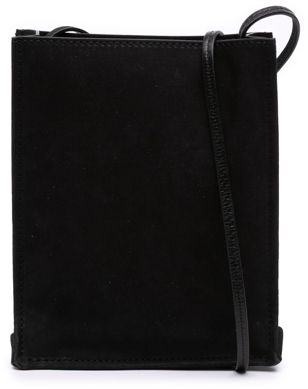 The Row Small Suede To Go Crossbody Zwart