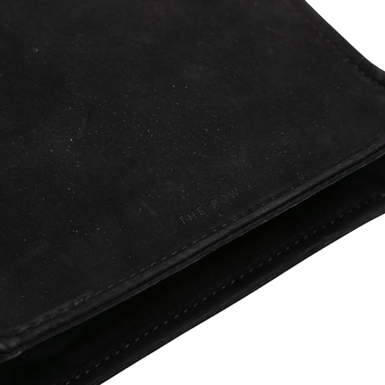 The Row Small Suede To Go Crossbody Zwart