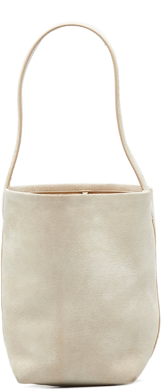 The Row Small N/S Park Suede Tote Bruin