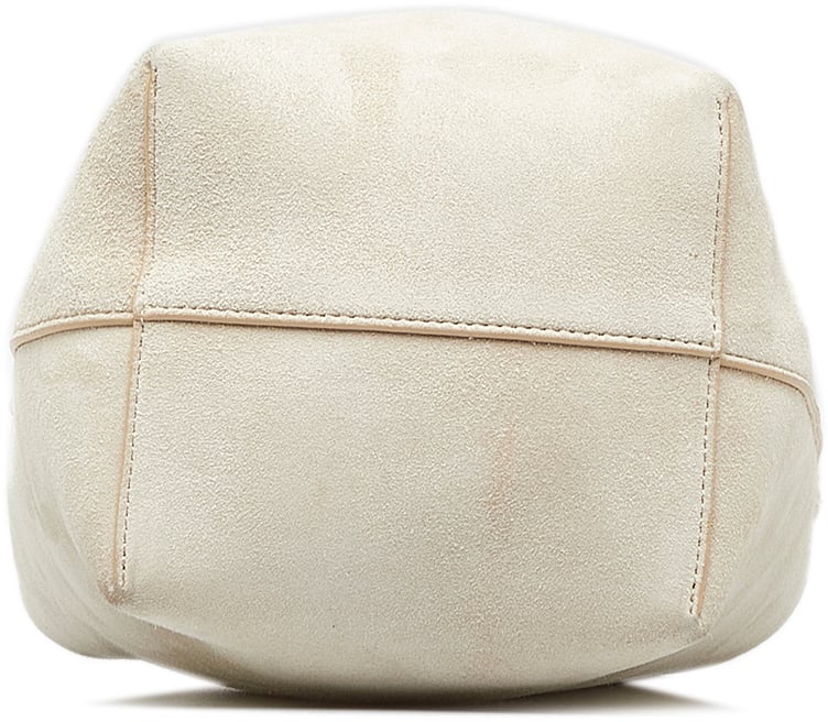 The Row Small N/S Park Suede Tote Bruin