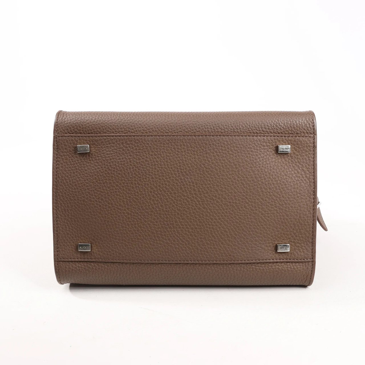 The Row The Row Soft Margaux 10 Leather 2Way Handbag in Brown Bruin