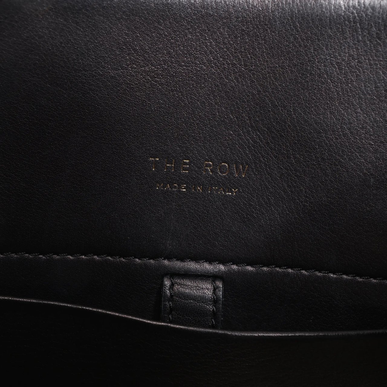 The Row The Row Soft Margaux 10 Leather 2Way Handbag in Black Zwart