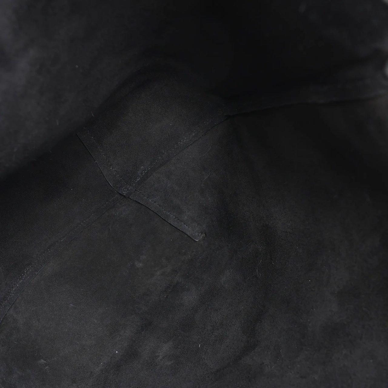 The Row The Row Park Tote Medium Leather Shoulder bag in Black Zwart