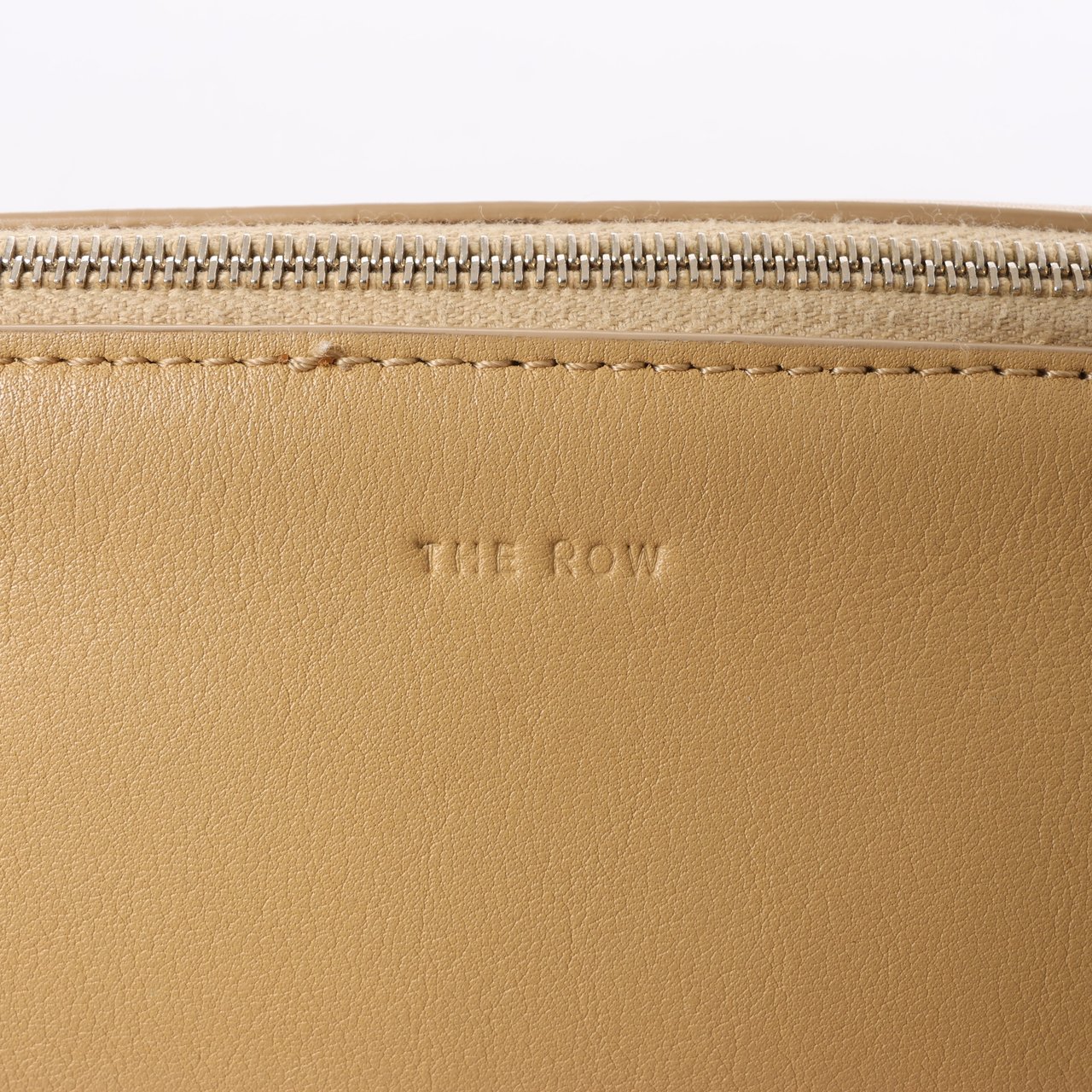The Row The Row Mini Twin Leather Shoulder Bag in Beige Beige