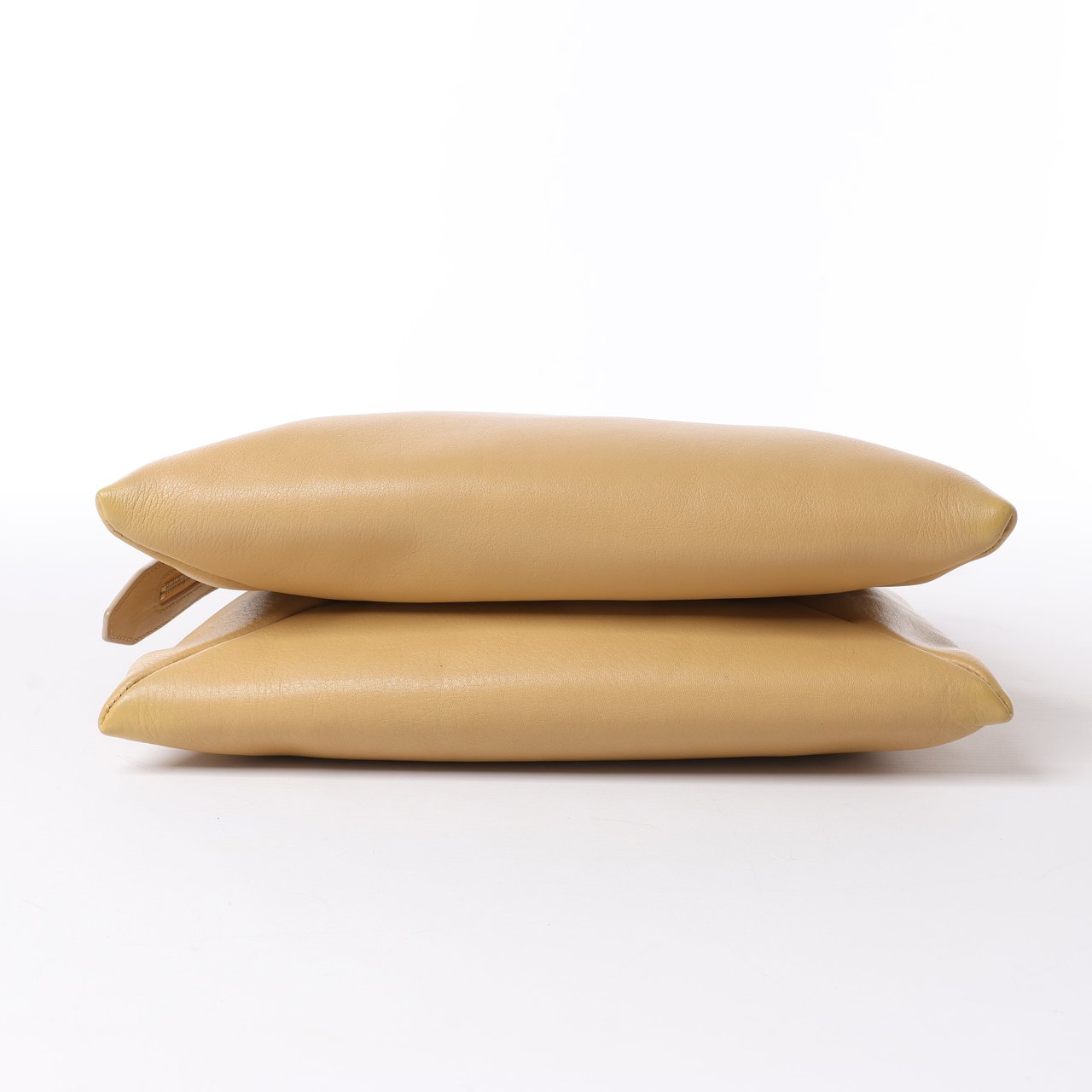 The Row The Row Mini Twin Leather Shoulder Bag in Beige Beige