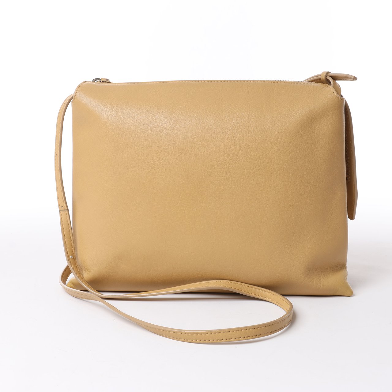 The Row The Row Mini Twin Leather Shoulder Bag in Beige Beige