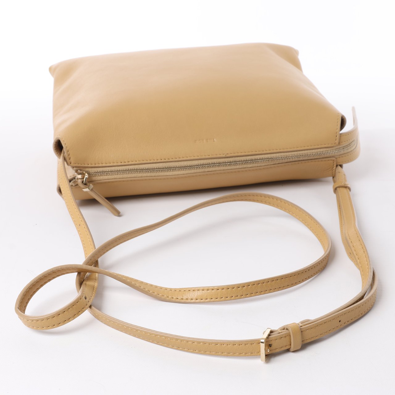 The Row The Row Mini Twin Leather Shoulder Bag in Beige Beige