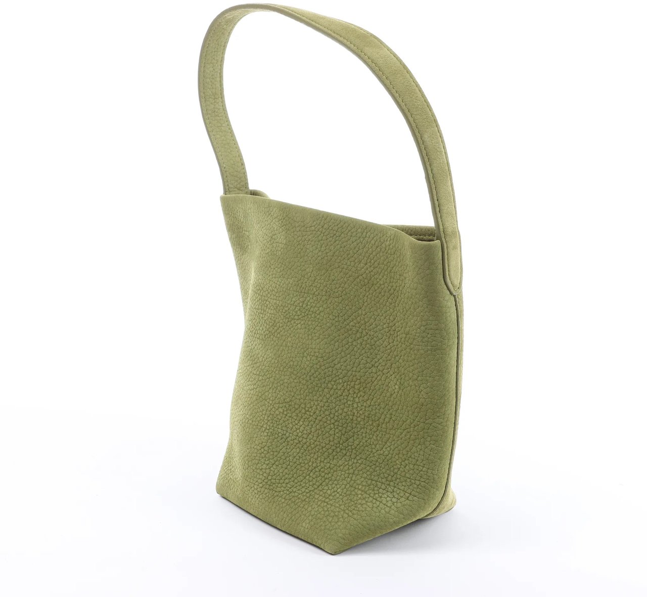 The Row Park Tote Small Leather Shoulder bag in Green Divers