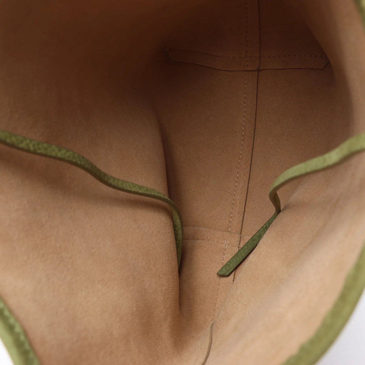 The Row Park Tote Small Leather Shoulder bag in Green Divers