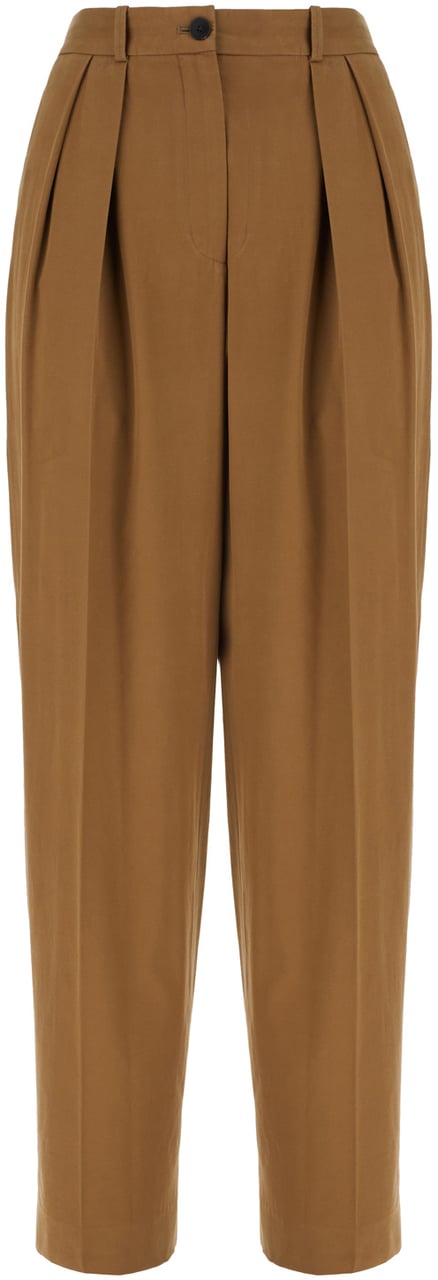 The Row The Row Camel cotton blend pants Bruin