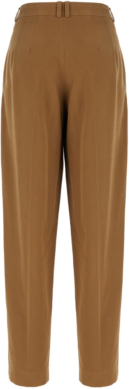 The Row The Row Camel cotton blend pants Bruin