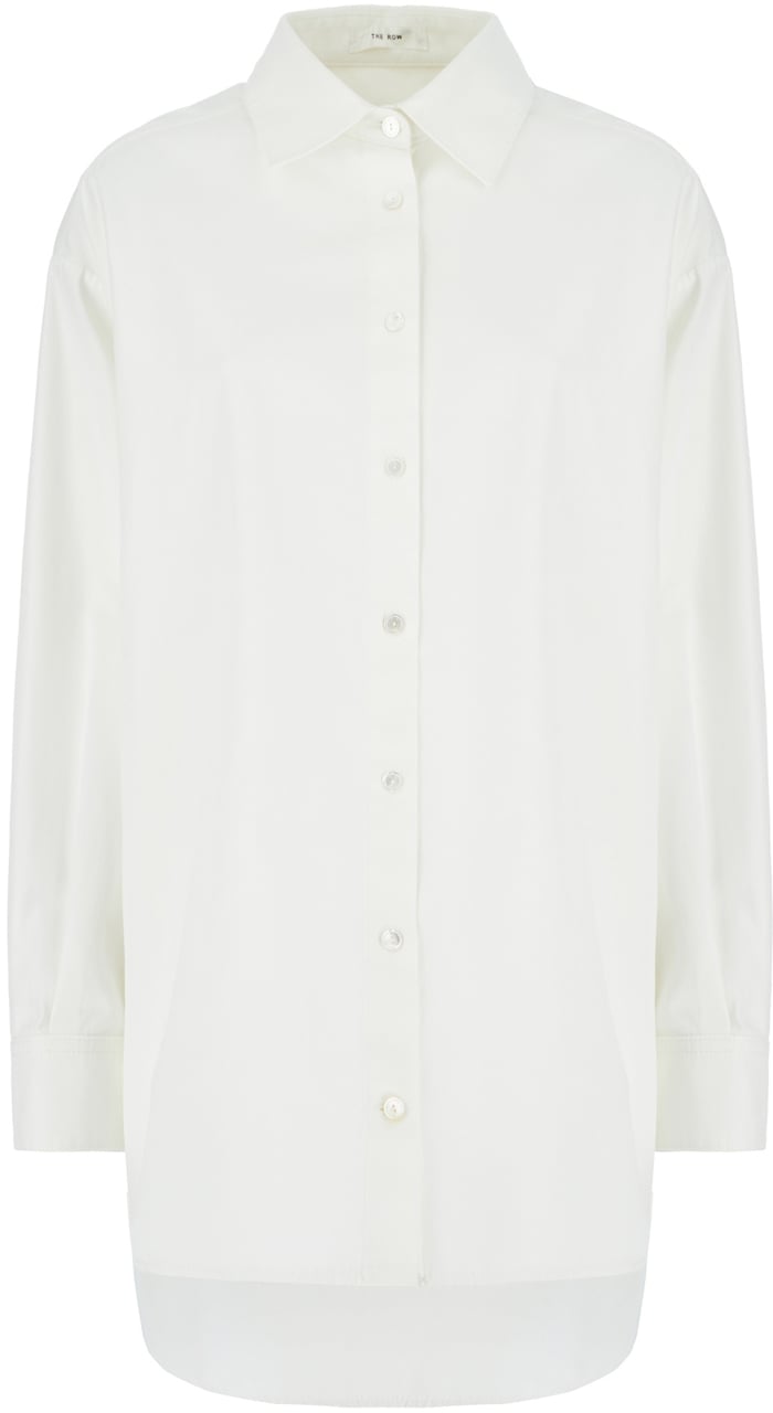 The Row The Row White cotton blend shirt Wit