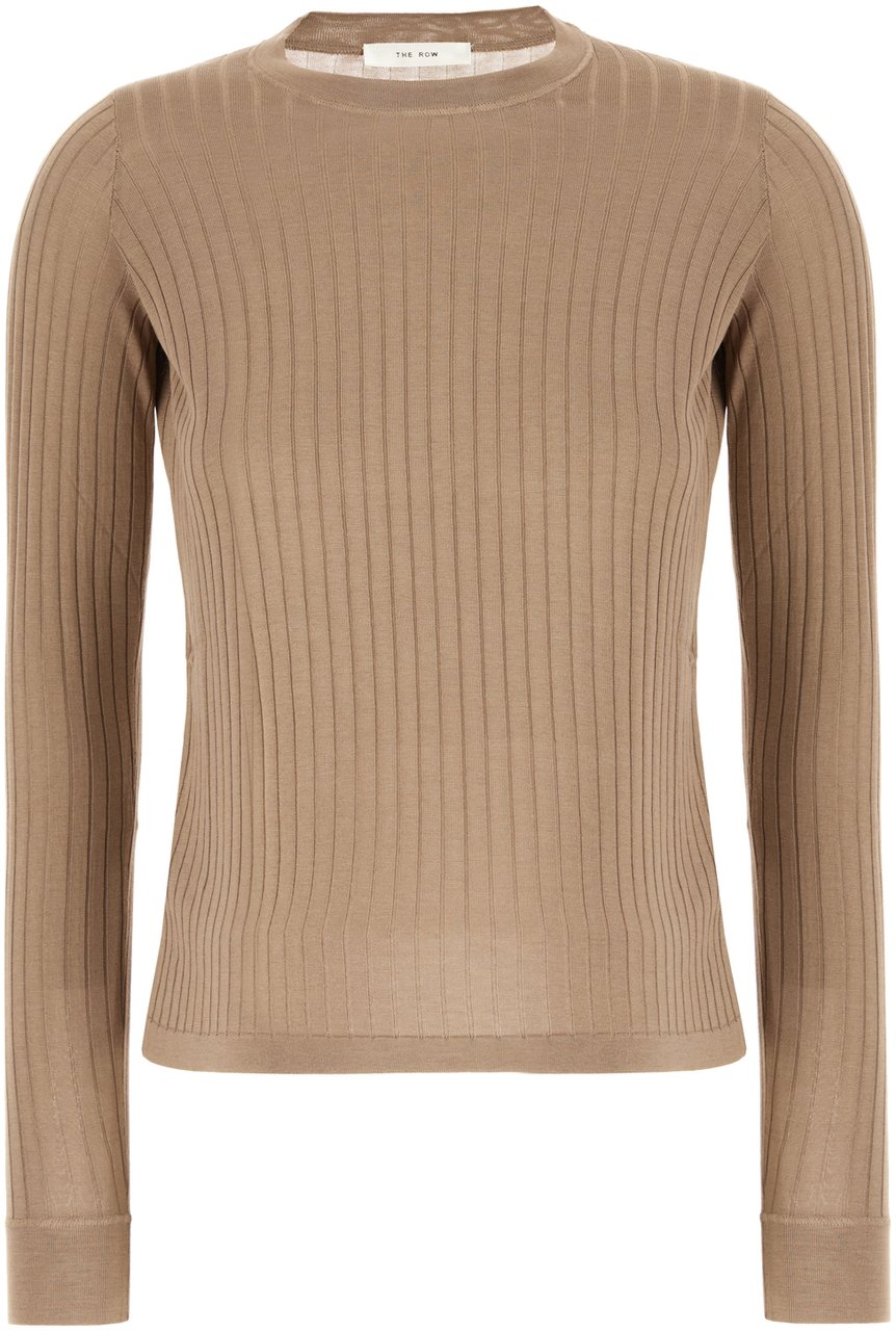 The Row The Row Cappuccino viscose blend top Bruin