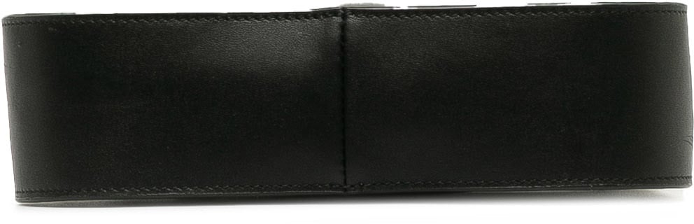 The Row Leather Half Moon Shoulder Bag Zwart