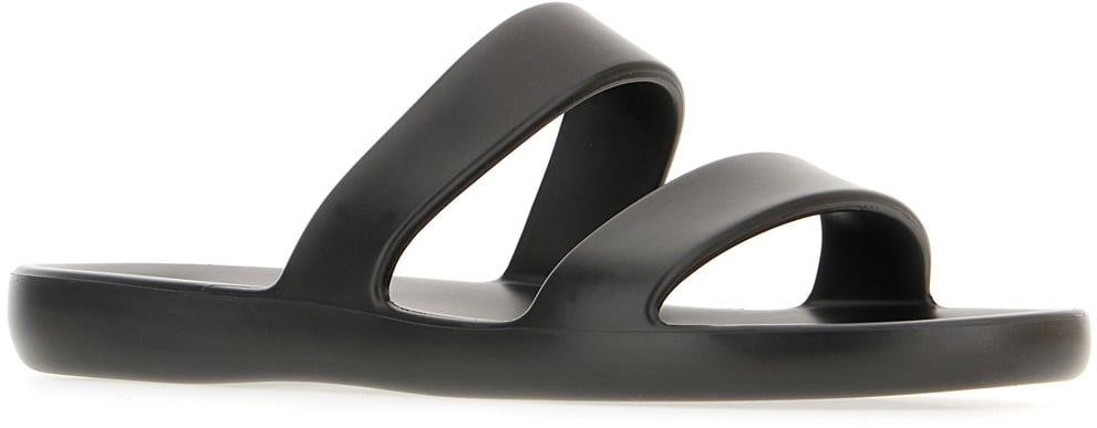 The Row The Row Black rubber slippers Zwart