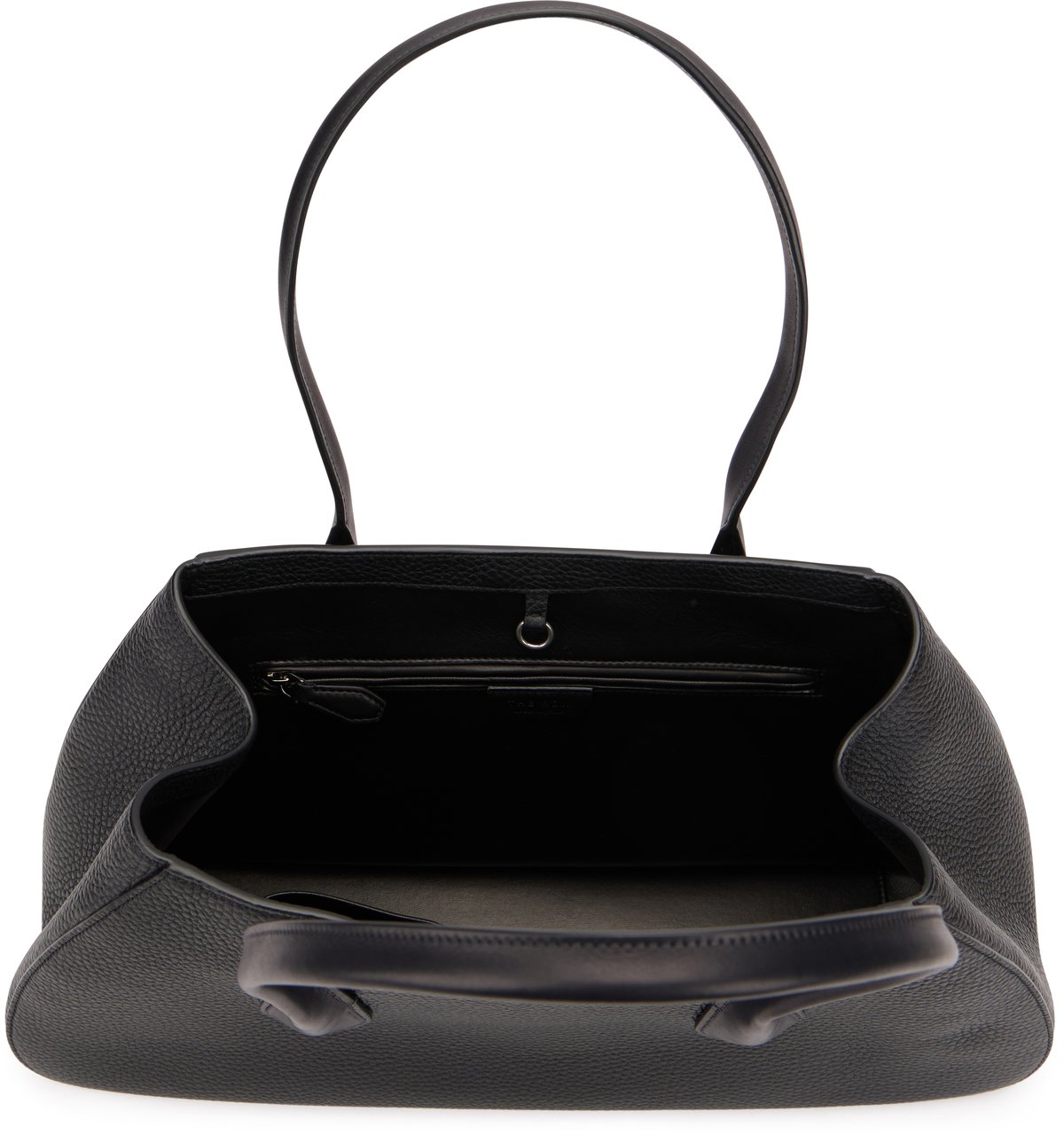 The Row Alger shoulder bag in leather Zwart