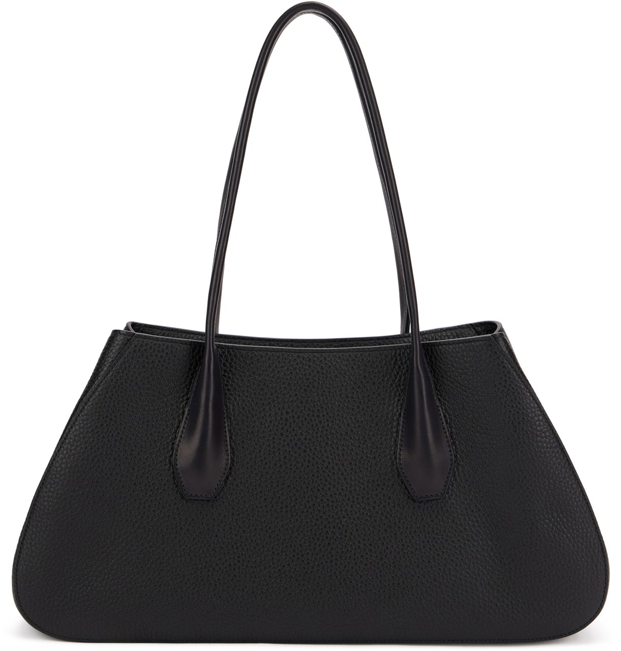 The Row Alger shoulder bag in leather Zwart
