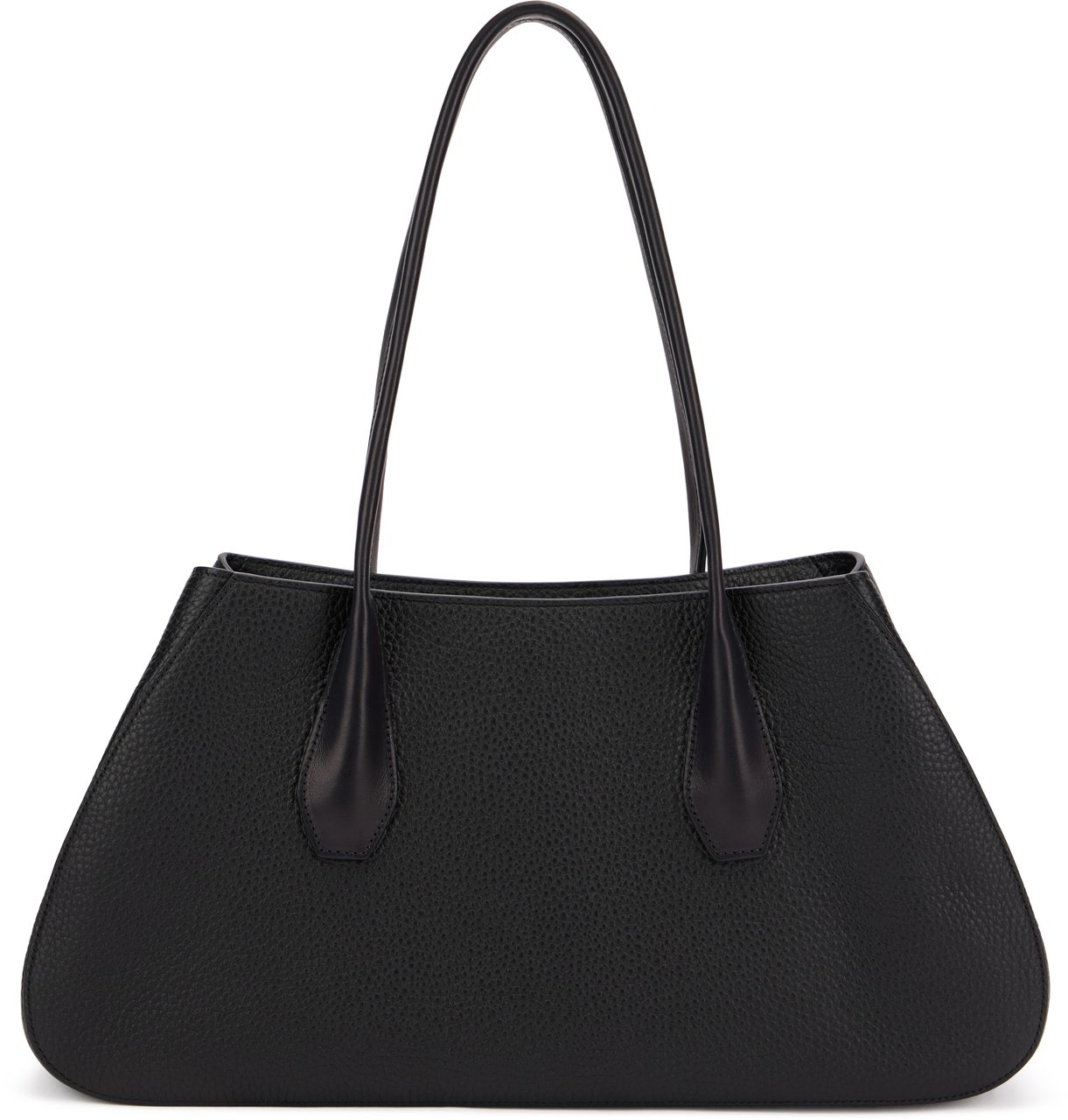 The Row Alger shoulder bag in leather Zwart