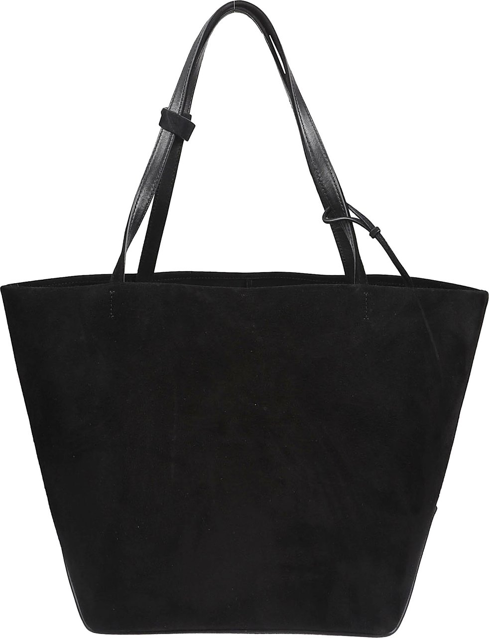 The Row Black Park Tote Matte Handbag Zwart