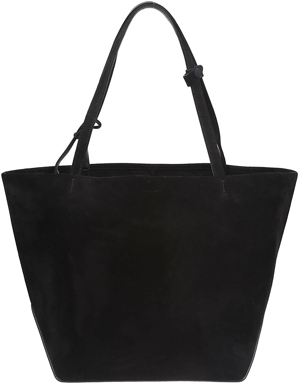 The Row Black Park Tote Matte Handbag Zwart