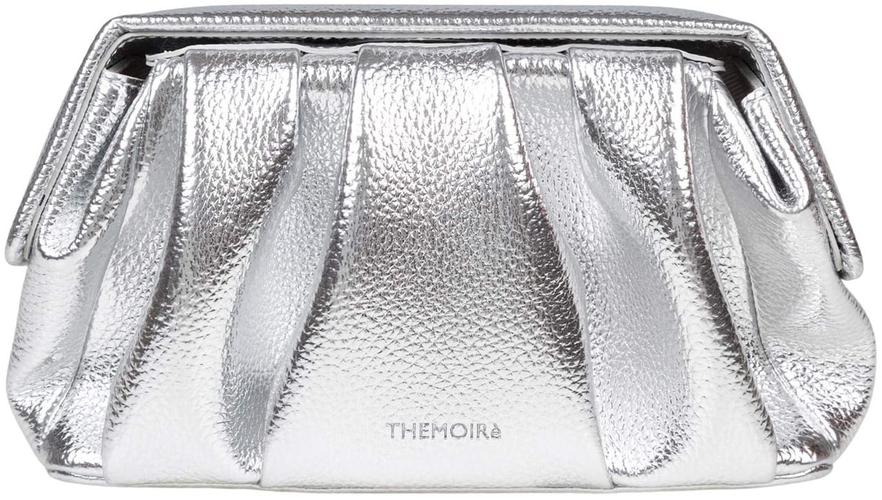 Themoirè Themoirè afrodite handbag in vegan fabric, color silver Zilver