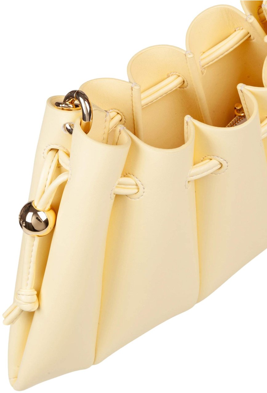 Themoirè Themoirè calipso vegan leather bag, yellow Geel