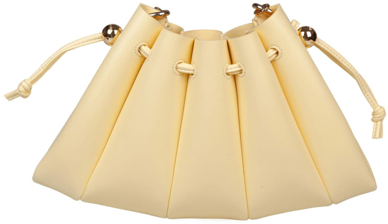 Themoirè Themoirè calipso vegan leather bag, yellow Geel