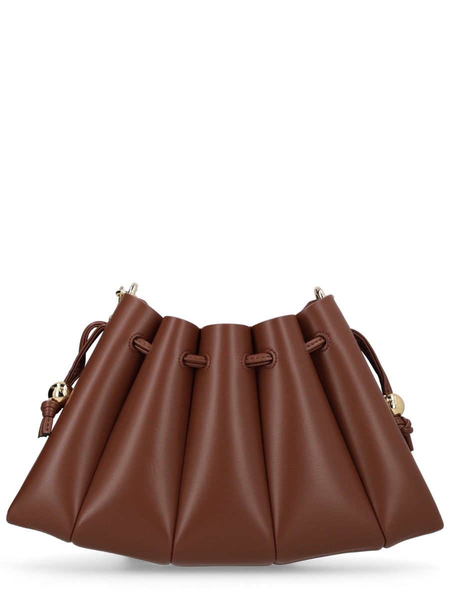 Themoirè Calipso Pleated Voluminous Folds Polyester-Blend Handbag Zwart