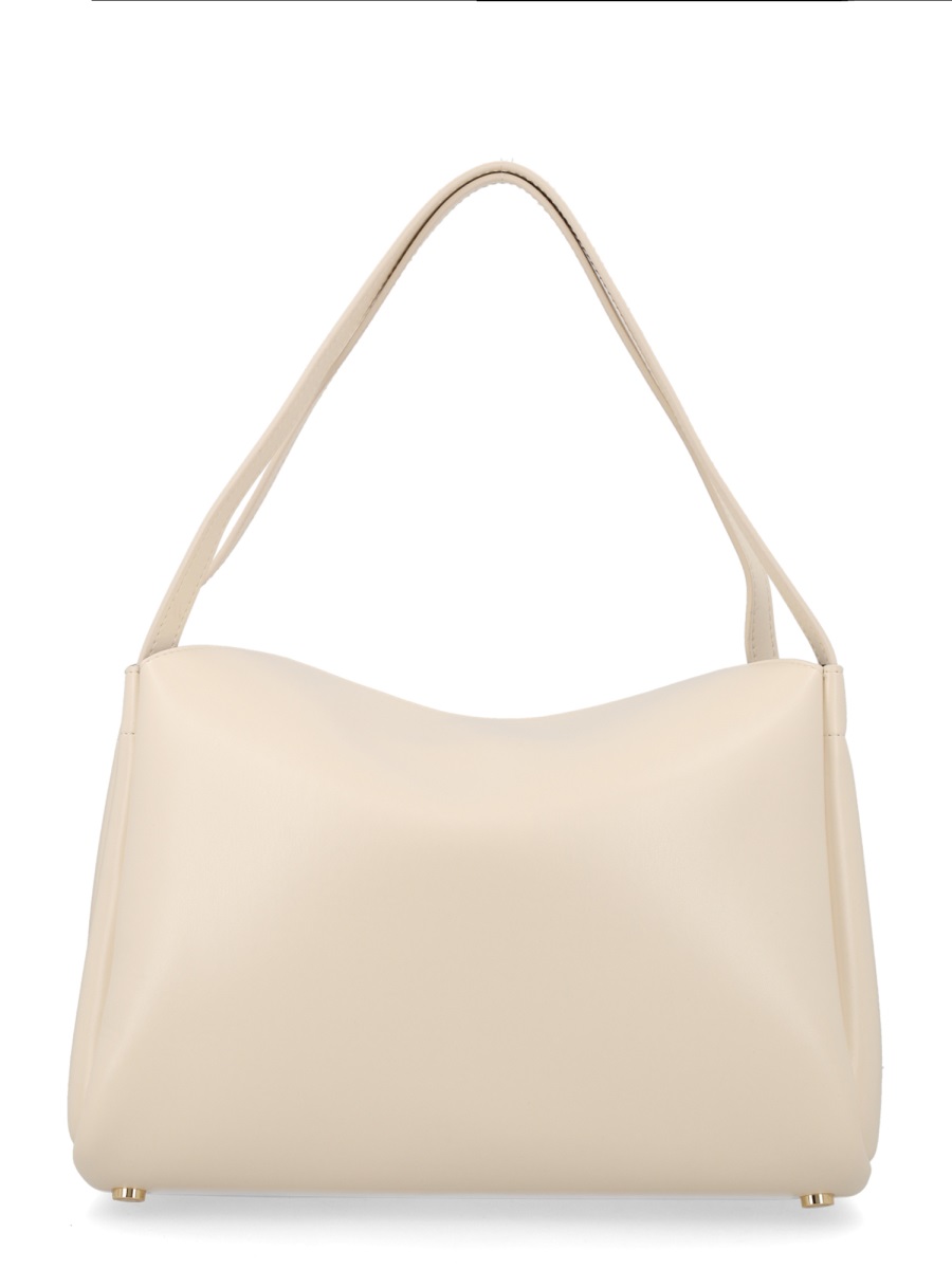 Themoirè Calipso Trunk Structured Minimalist Shoulder Bag Neutraal